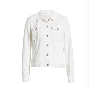 Vince Camuto White Denim Jacket, Size XS